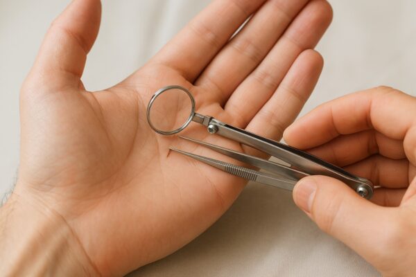Stainless Steel Tweezer with Magnifier for Pets & Splinters - Image 5