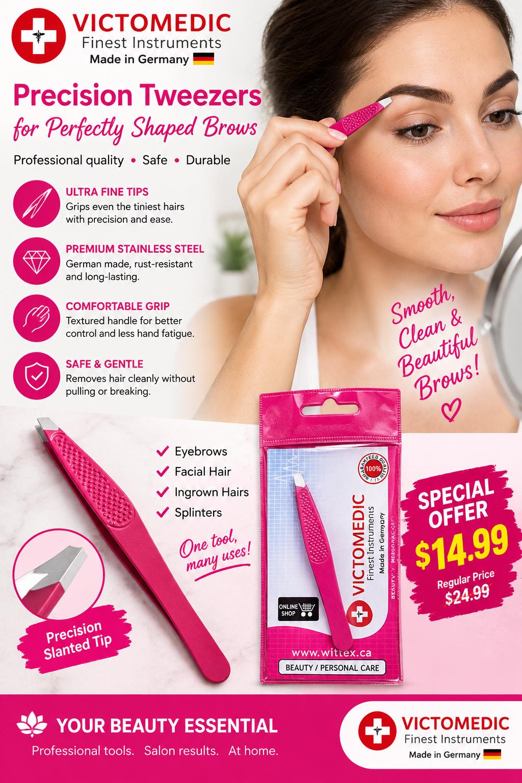 Victomedic High-end Eyebrow Tweezer