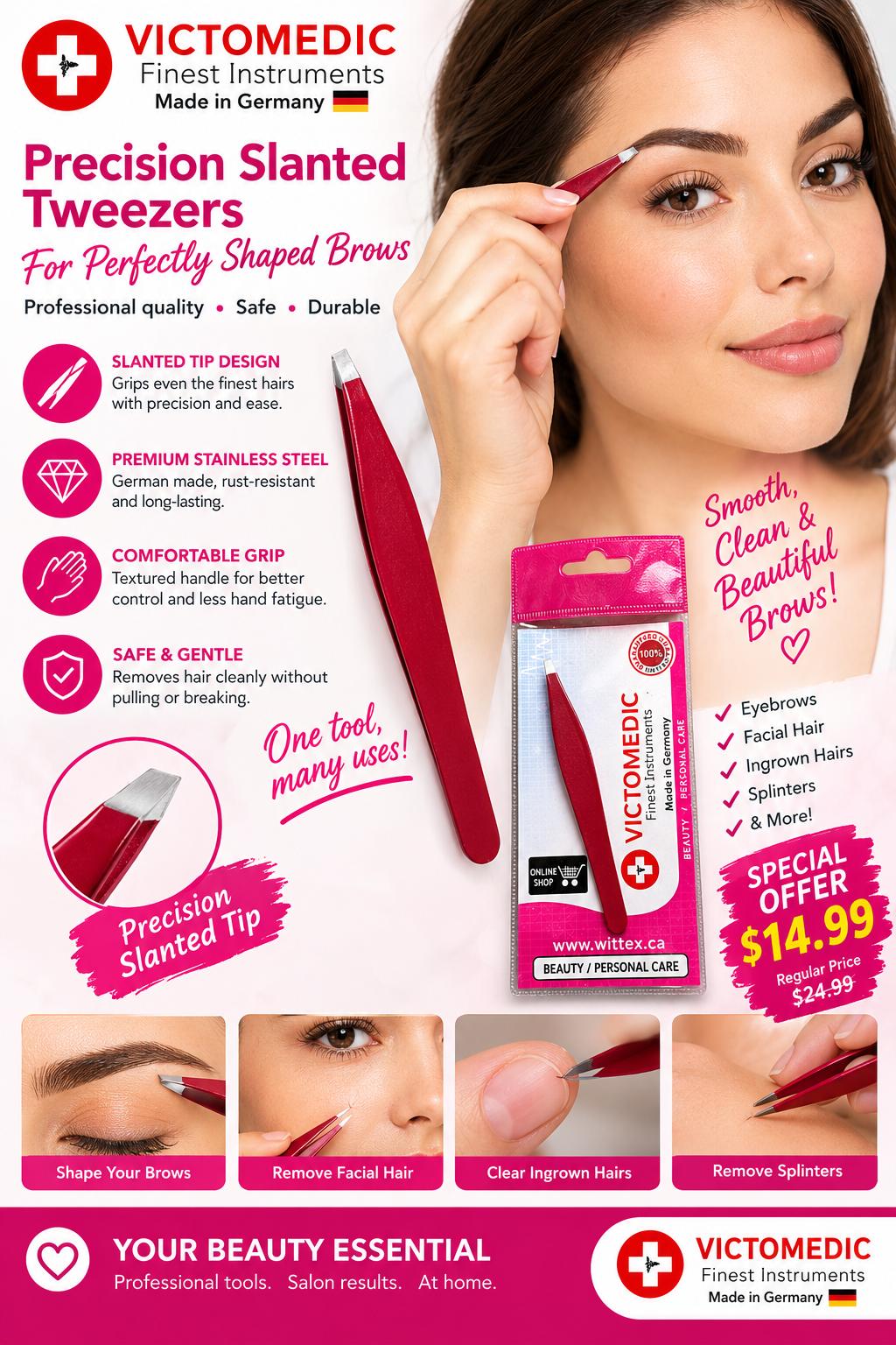 Victomedic Eyebrow Tweezer
