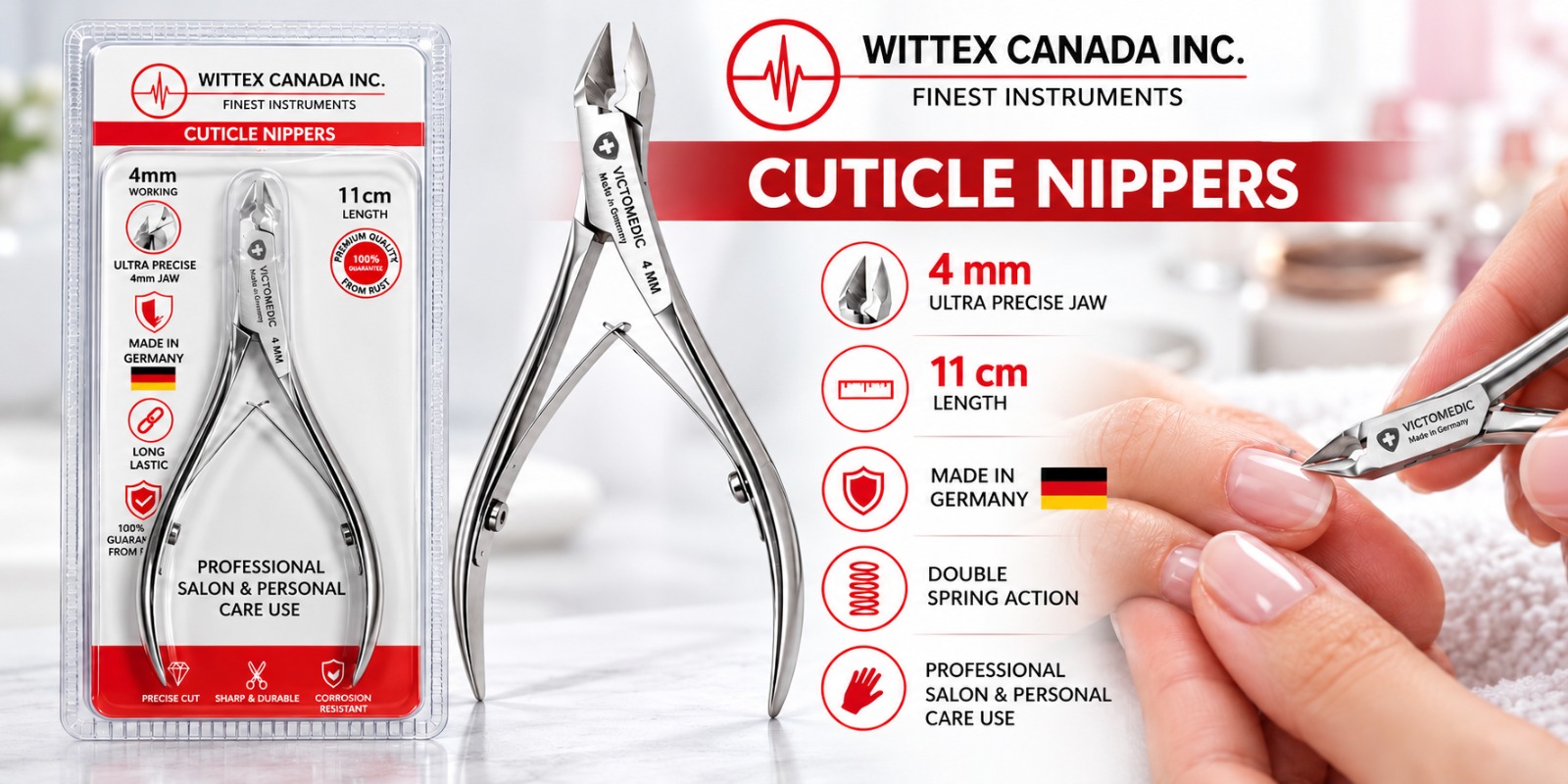 Cuticle Nipper 4mm 11cm